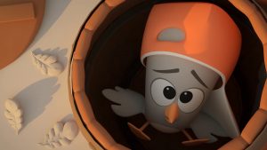 Flake the seal, Beak the bird, and Finny the penguin from Artoonic, shown together in a lively and colorful animation.