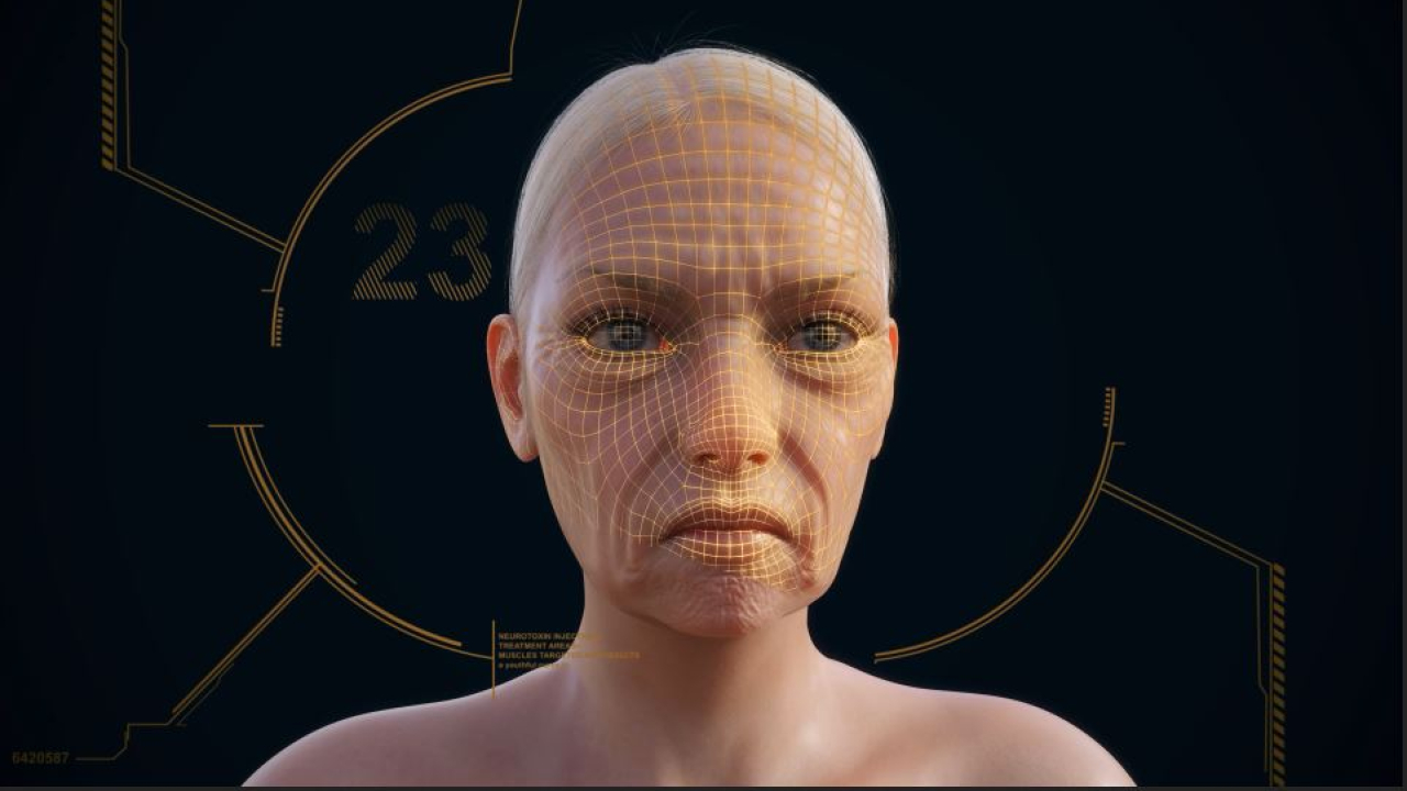 A frame from a medical video depicting the aging process, highlighting various stages of physical and biological changes.